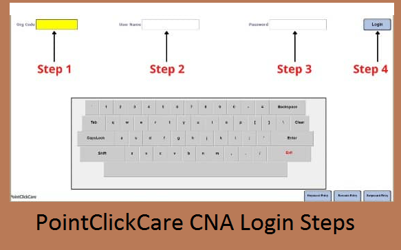 PointClickCare CNA Login Steps