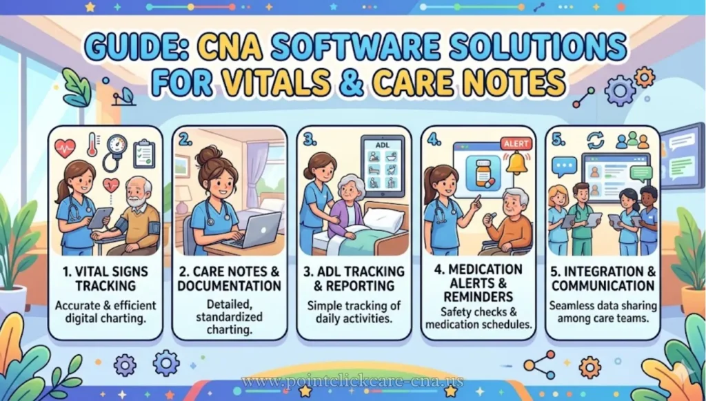 Guide about cna software solutions for vitals and care notes