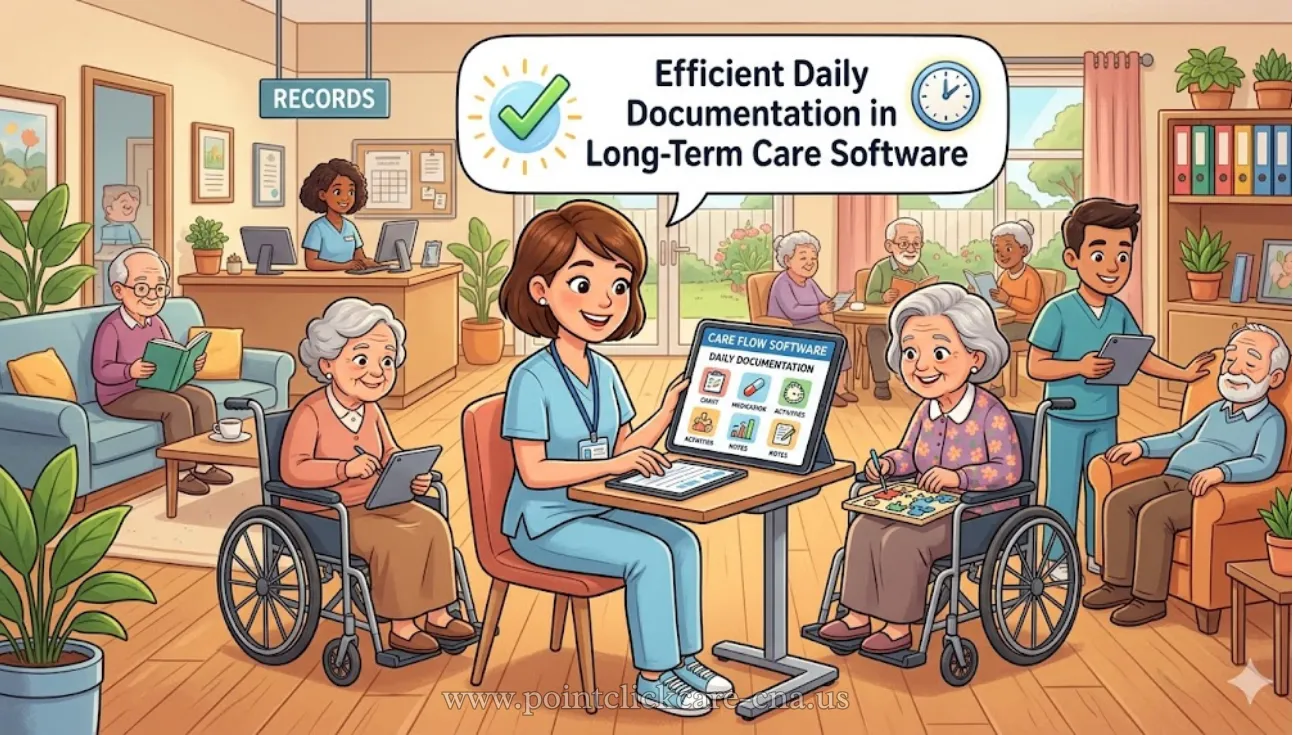 efficient daily documentation in long-term care software