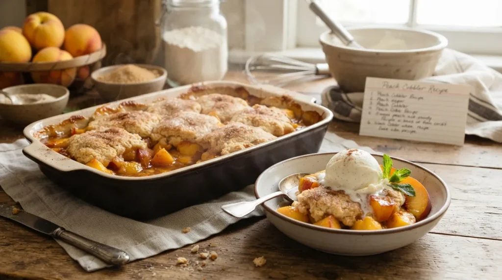 Peach Cobbler Recipe