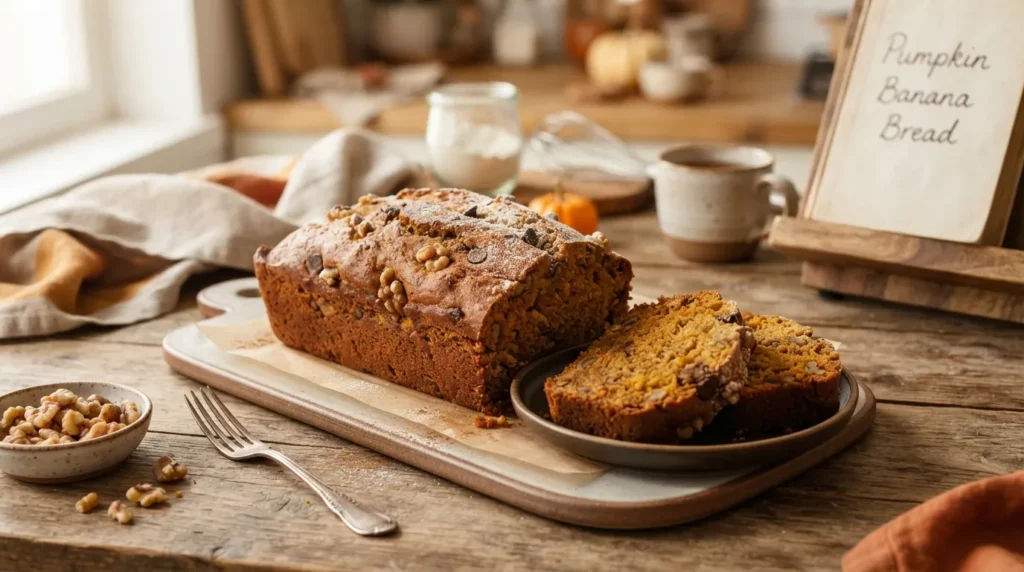 Pumpkin Banana Bread Recipe