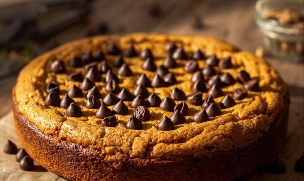 Pumpkin Chocolate Chip Cookie Cake Recipe: Soft, Chewy & Easy
