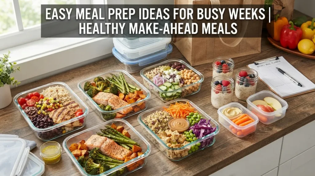 easy meal prep ideas for busy weeks